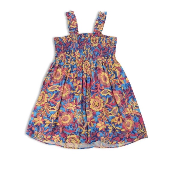 Terra & Sky Dresses & Skirts - Terra and Sky Women’s Plus Size Blue Blitz Smocked Sun Dress NWT 2X